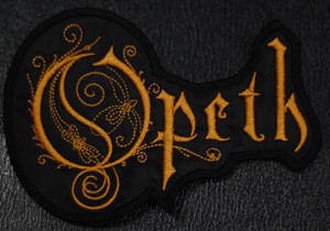 Opeth Gold Logo  5.5x4" Embroidered Patch