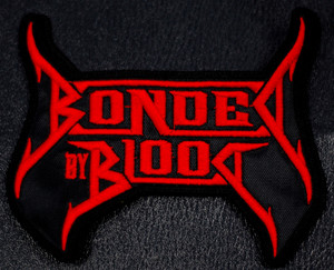 Bonded by Blood - Red Logo 4x3" Embroidered Patch