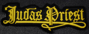 Judas Priest - Yellow Logo 5x1" Embroidered Patch