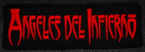 Angeles del Infierno - Red Logo 4x1" Embroidered Patch