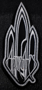 At the Gates - White Logo 2.5x5" Embroidered Patch