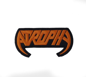 Atrophy - Orange Logo 3x2" Embroidered Patch