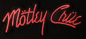 Motley Crue - Girls Girls Girls Pink 4x1.5" Embroidered Patch