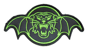 Tiger Army Green Logo 5x3" Embroidered Patch