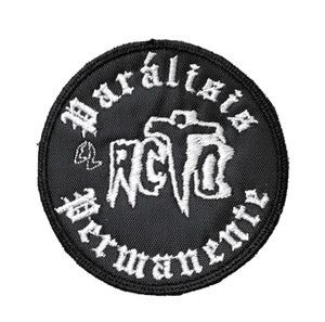 Paralisis Permanente El Acto White 4x2" Embroidered Patch