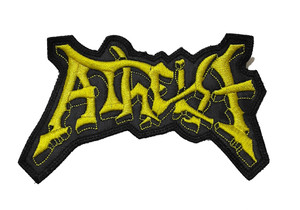 Atheist - Yellow Logo 4.5x3" Embroidered Patch