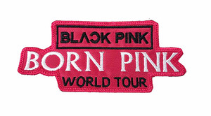 BlackPink Born Pink Pink 4" Embroidered Patch