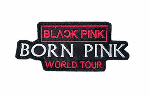 BlackPink Born Pink Black 4" Embroidered Patch