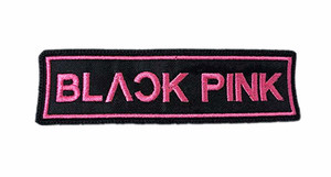 BlackPink Black Logo 4.5" Embroidered Patch