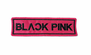 BlackPink Pink Logo 4.5" Embroidered Patch