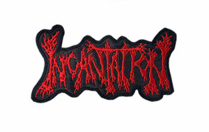 Incantation - Red Logo 3" Embroidered Patch