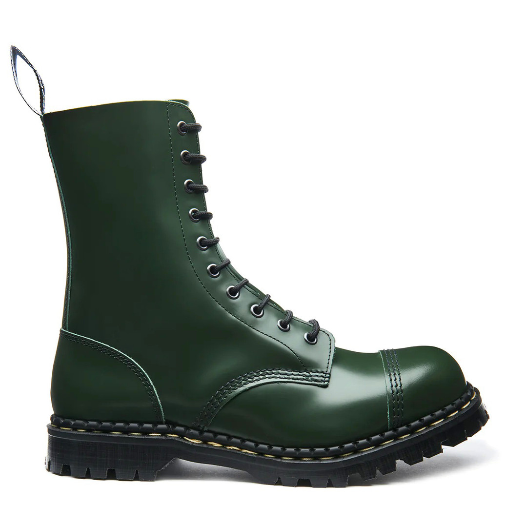 Green Hi Shine 10i Steel Toe Capped Derby Boots - Nuclear Waste