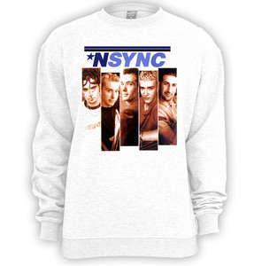 NSync White Crewneck Sweatshirt