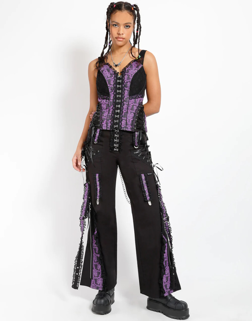 Purple Enchanted Dark Street Pants - Nuclear Waste