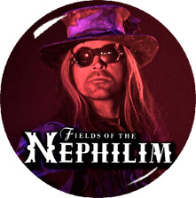 Fields of Nephilim - Carl McCoy 1" Pin