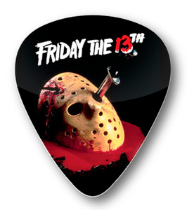 Friday the 13th Movie Poster Standard Guitar Pick