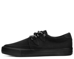 A9486 Black Basic Twill D-Ring Sneaker -DISCONTINUED-