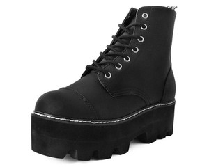 A9670 Black 7i  Dino Lug Sole Boots