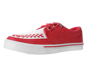 A3088 Red & White 2-Ring Creeper Sneaker -DISCONTINUED-