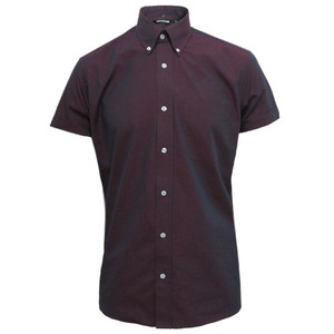 Relco Burgundy Tonic Color Button-Up Shirt