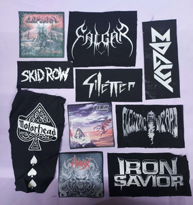 10 Patch Lot - Skid row, Leprosy, Motorhead,  + More!