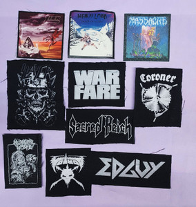 10 Patch Lot - Electric Wizard, Megadeth, Leprosy  + More!