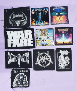 10 Patch Lot - Warfare, Electric Wizard, Slayer  + More!