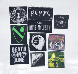 10 Patch Lot - Death In June, Remyl, Combichrist + More!