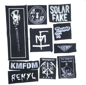 10 Patch Lot - Solar Fake, KMFDM, Remyl, Pailhead + More!