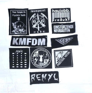 10 Patch Lot - KMFDM, Remyl, Priest, Psychic TV, + More!