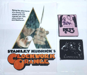 3 Patch Lot - Clockwork Orange Backpatch, Leprechaun, Pets