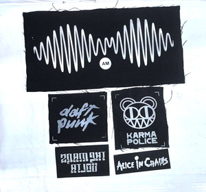 5 Patch Lot - Arctic Monkeys, Alice In Chains, Daft Punk + More!