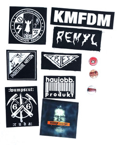 8 Patch Lot - KMFDM, Remyl, Priest, Haujobb Produkt + More!
