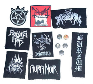 8 Patch Lot - Aura Noir, Mayhem, Behemoth + More!