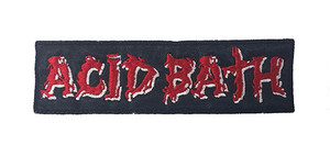 Acid Bath Logo 5.5x1.75" Embroidered Patch