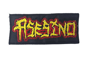 Asesino Logo 4.75x2" Embroidered Patch