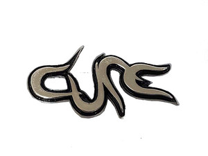 The Cure Letters 2x1" Metal Badge