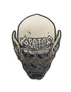 Kreator - Big Zombie Head 1.75x2" Metal Badge