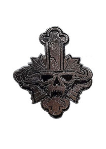 Danzig Cross 1.5x2" Metal Badge