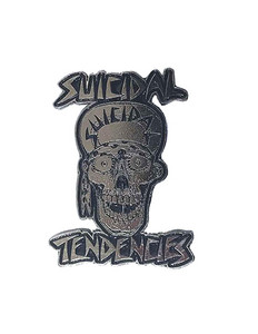Suicidal Tendencies Skull 1.5x2" Metal Badge