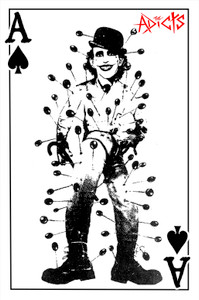 The Adicts - "Playing Card" 12x18" Poster