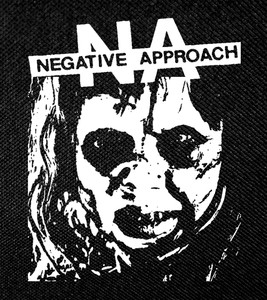 Negative Approach 4x4.5" Printed Patch