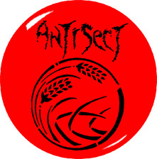 Antisect Logo Red 1" Pin
