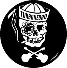 Turbonegro - Smoking Skull 1.5" Pin