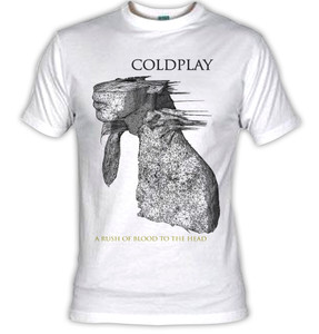 Coldplay - A Rush of Blood to the Head White T-Shirt