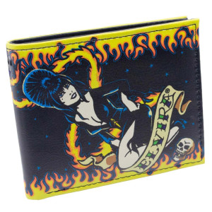 Elvira Flame Tattoo Bi Fold Wallet