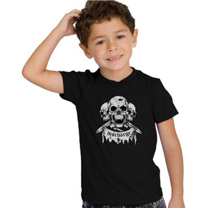 Discharge - Skulls Kids T-Shirt