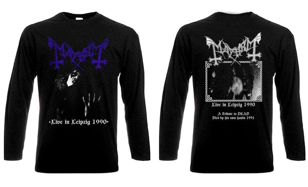 バナナさん専用　90s MAYHEM メイヘム ロングTシャツ Mayhem - Leipzig 1990 Live Long Sleeve T-Shirt - Nuclear Waste