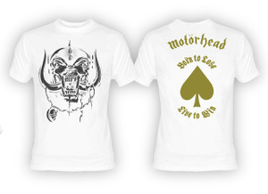 Motorhead - Live to Sin White T-Shirt