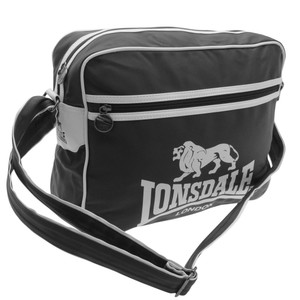 Lonsdale London Grey Messenger Bag